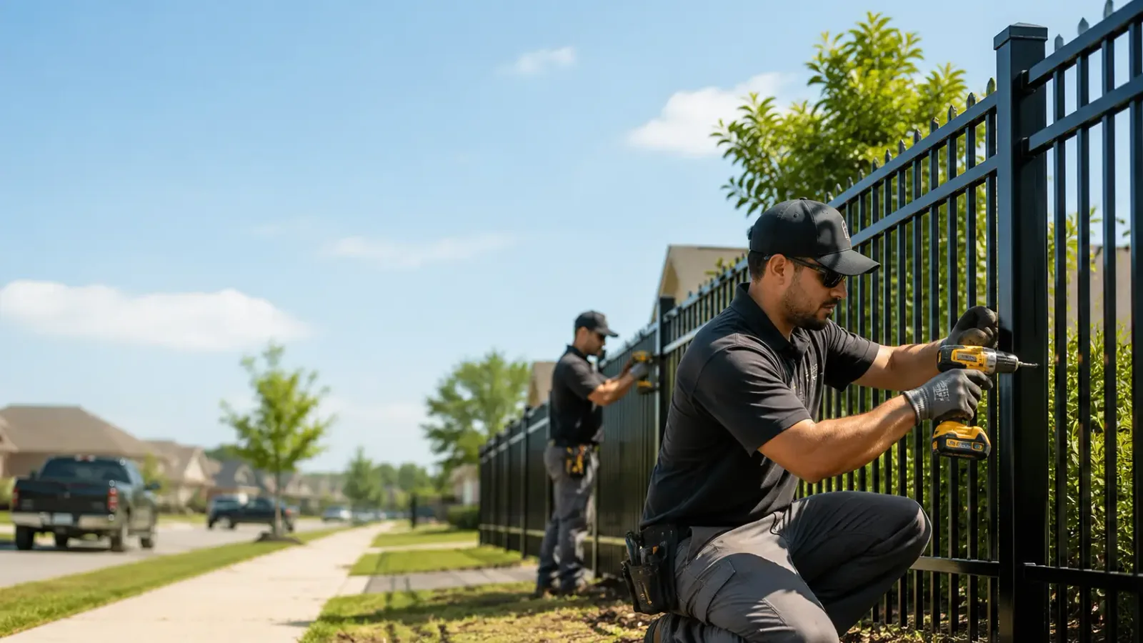 Metal Fence Installation in Asbury, IA